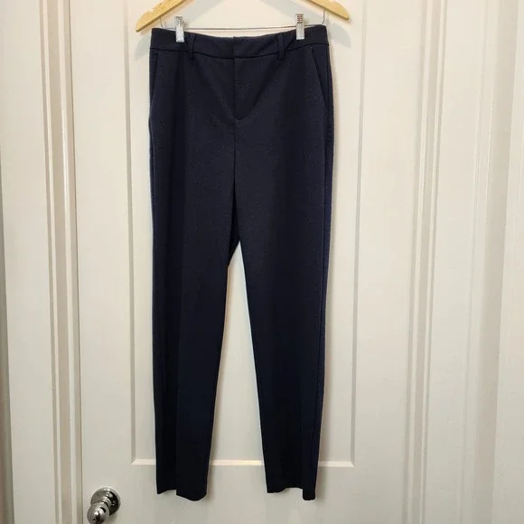 NWT Nic+Zoe Wonderstretch‎ Straight Leg Pant Dark Indigo Navy Size 6 Career $128 - Picture 13 of 15